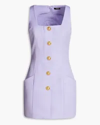 Balmain Woven mini dress - Purple Purple