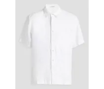 Slub linen shirt - White
