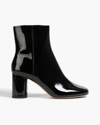 Claudie Pierlot Patent-leather ankle boots - Black Black