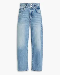 Frame Denim High-rise tapered jeans - Blue Blue