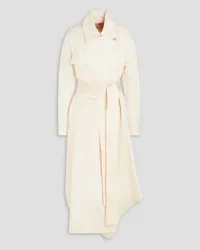 Roksanda Ilincic Genesis belted cotton, linen and silk-blend maxi shirt dress - White White