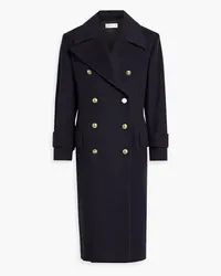 Victoria Beckham Double-breasted wool-felt coat - Blue Blue