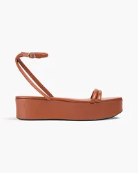 Altuzarra Leather platform sandals - Brown Brown