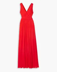 Jason Wu Gathered stretch-jersey gown - Red Red