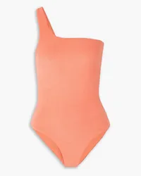 JADE SWIM Evolve one-shoulder terry swimsuit - Orange Orange