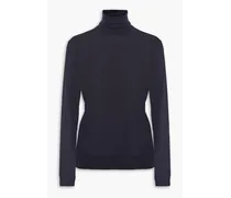 Wool turtleneck sweater - Blue