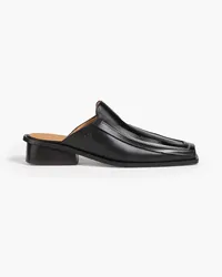 REJINA PYO Miki leather mules - Black Black