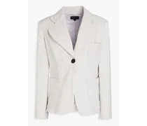 Cotton-blend blazer - Gray
