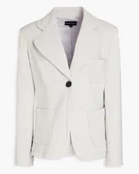 Emporio Armani Cotton-blend blazer - Gray Gray