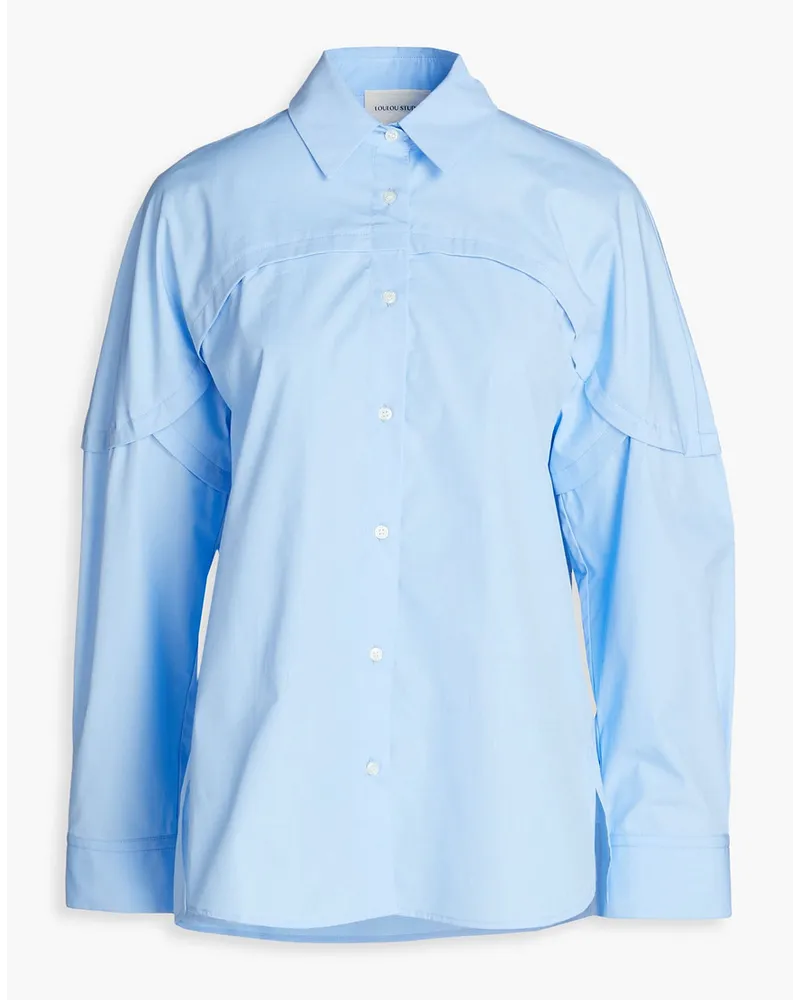 Loulou Studio Alnon cotton shirt - Blue Blue