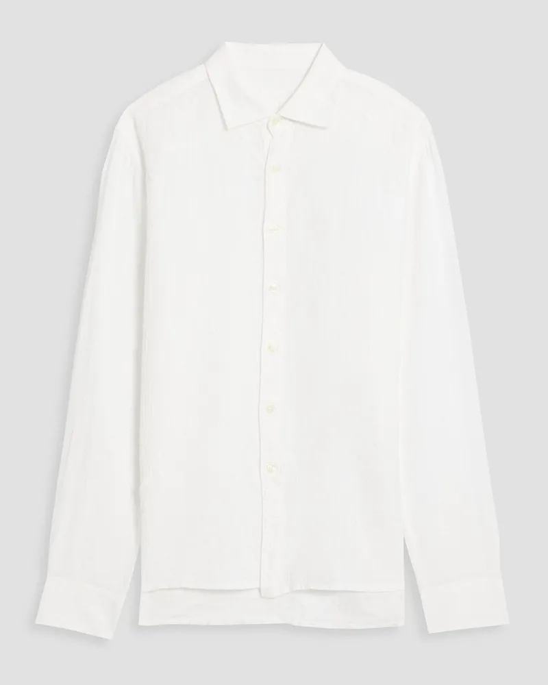 120% Lino Linen shirt - White White