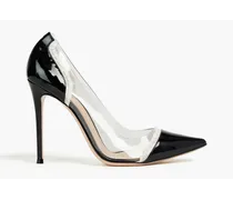 Patent-leather and PVC pumps - Black