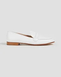 Gianvito Rossi Braided leather loafers - White White