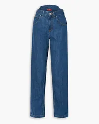 Commission High-rise straight-leg jeans - Blue Blue