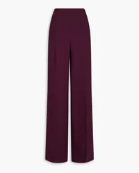 Alberta Ferretti Crepe wide-leg pants - Purple Purple