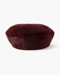 Eugenia Kim Mishka faux fur beret - Burgundy Burgundy