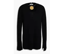 Embellished wool sweater - Black