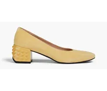 TOD'S Suede pumps - Yellow Yellow