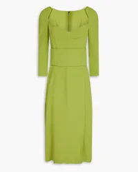 Dolce & Gabbana Stretch-crepe midi dress - Green Green