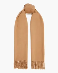 Claudie Pierlot Fringed wool scarf - Neutral Neutral