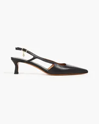 Maje Leather pumps - Black Black