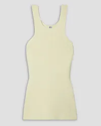 Totême Ribbed-knit tank - White White