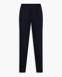 Slowear Incotex cotton-blend twill drawstring pants - Blue Blue