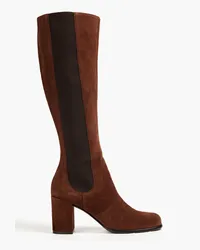 Sergio Rossi Suede knee boots - Brown Brown