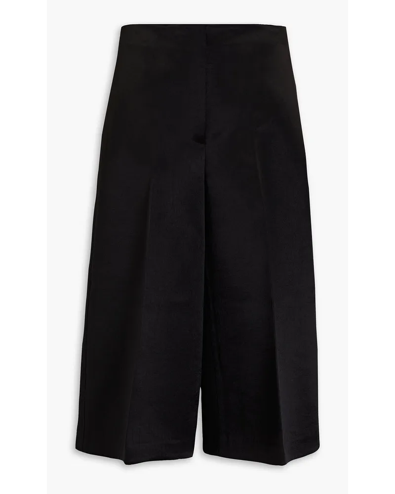 Theory Satin-twill culottes - Black Black