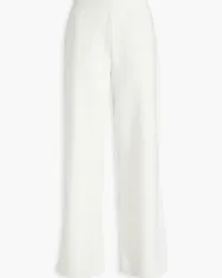 Vince Cotton-blend fleece wide-leg pants - Gray Gray