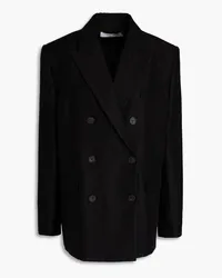 IRO Clia double-breasted cotton and linen-blend gabardine blazer - Black Black