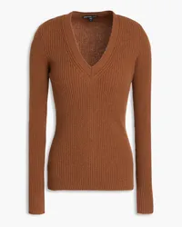 James Perse Ribbed cashmere sweater - Brown Brown