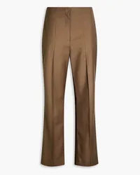 Nanushka Erva crepe flared pants - Brown Brown