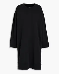 Maison Margiela French cotton-terry dress - Black Black