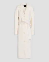 Theory Wool and cashmere-blend felt coat - White White