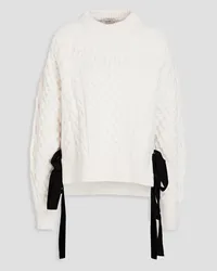 Erdem Ines cable-knit sweater - White White