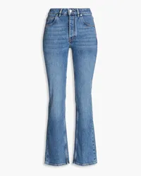 Maje High-rise bootcut jeans - Blue Blue