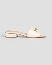 Sam Edelman Embellished leather mules - White White