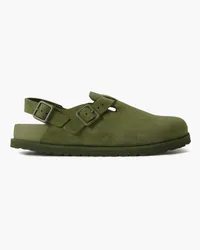 Birkenstock Tokio suede clogs - Green Green