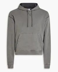 John Elliott + Co French cotton-terry hoodie - Gray Gray