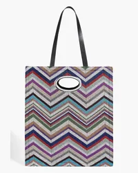 Missoni Metallic wool-blend tote - Multicolor Multicolor