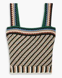 Veronica Beard Livina striped cotton tank - Multicolor Multicolor