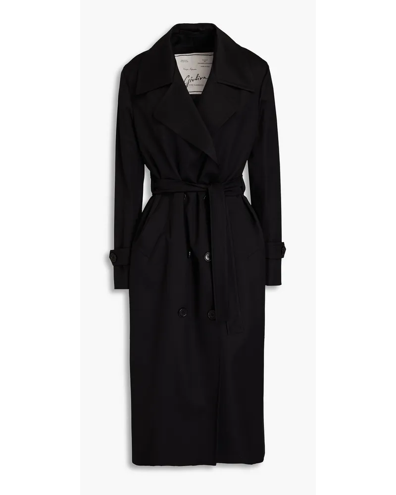 Giuliva Heritage Collection Christie wool trench coat - Black Black