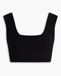 Le Kasha 1918 Cashmere bra top - Black Black