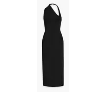 Artemis stretch-knit halterneck midi dress - Black