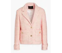 Maje Mélange tweed jacket - Pink Pink