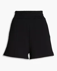 STAND Cotton-fleece shorts - Black Black