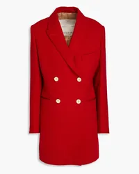 Giuliva Heritage Collection Jade double-breasted wool-canvas coat - Red Red