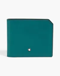 Montblanc Leather wallet - Blue Blue