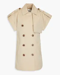 Veronica Beard Ensie cotton-gabardine trench coat - Neutral Neutral